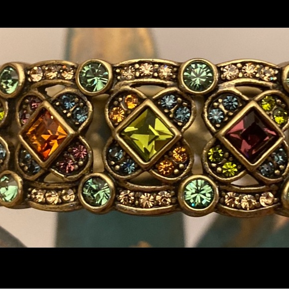 Heidi Daus Color Burst Swarovski 360 Bangle Bracelet - Picture 6 of 16